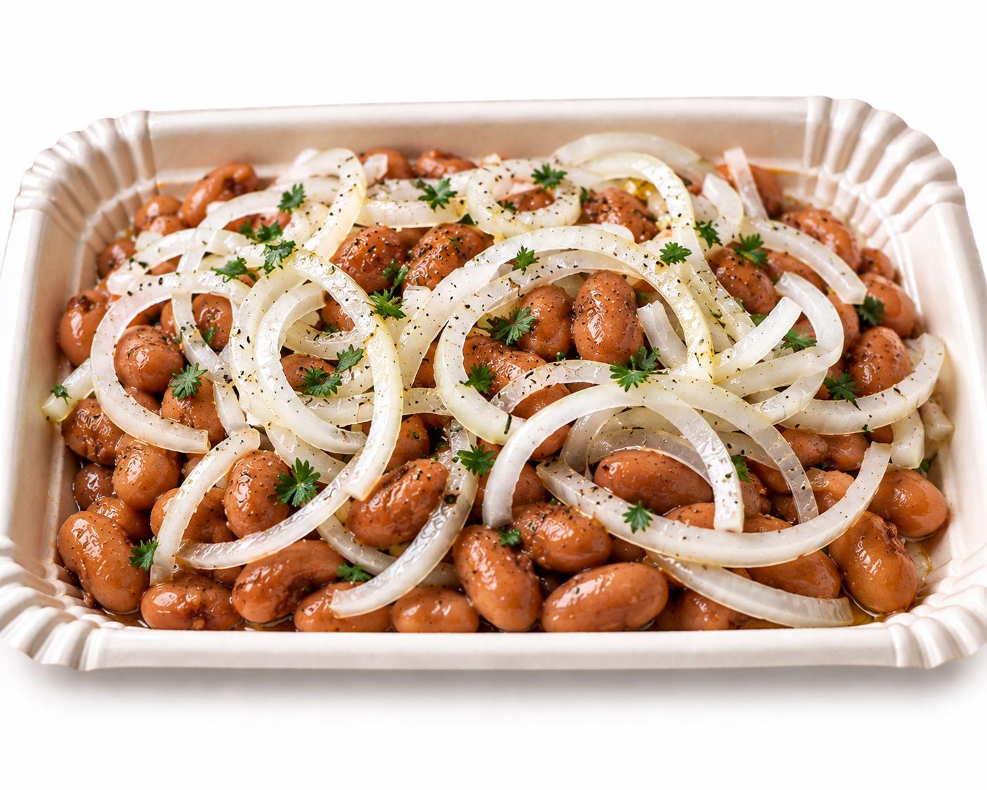 Fagioli e cipolla vegetariani